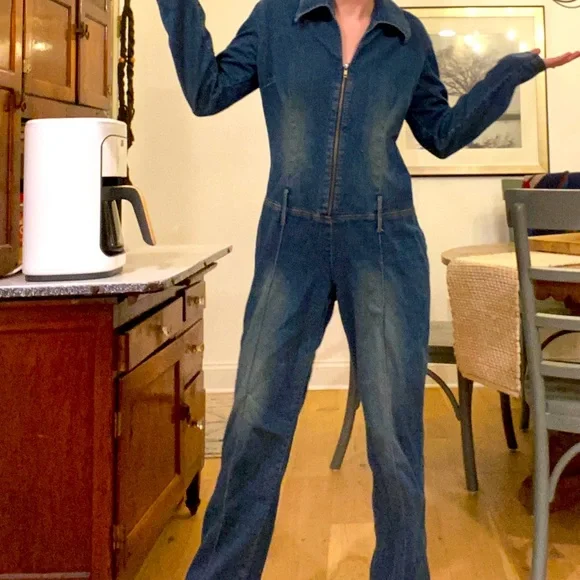 Hot Kiss Pants Jumpsuits Hotkiss Denim Jumpsuit 200s Poshmark